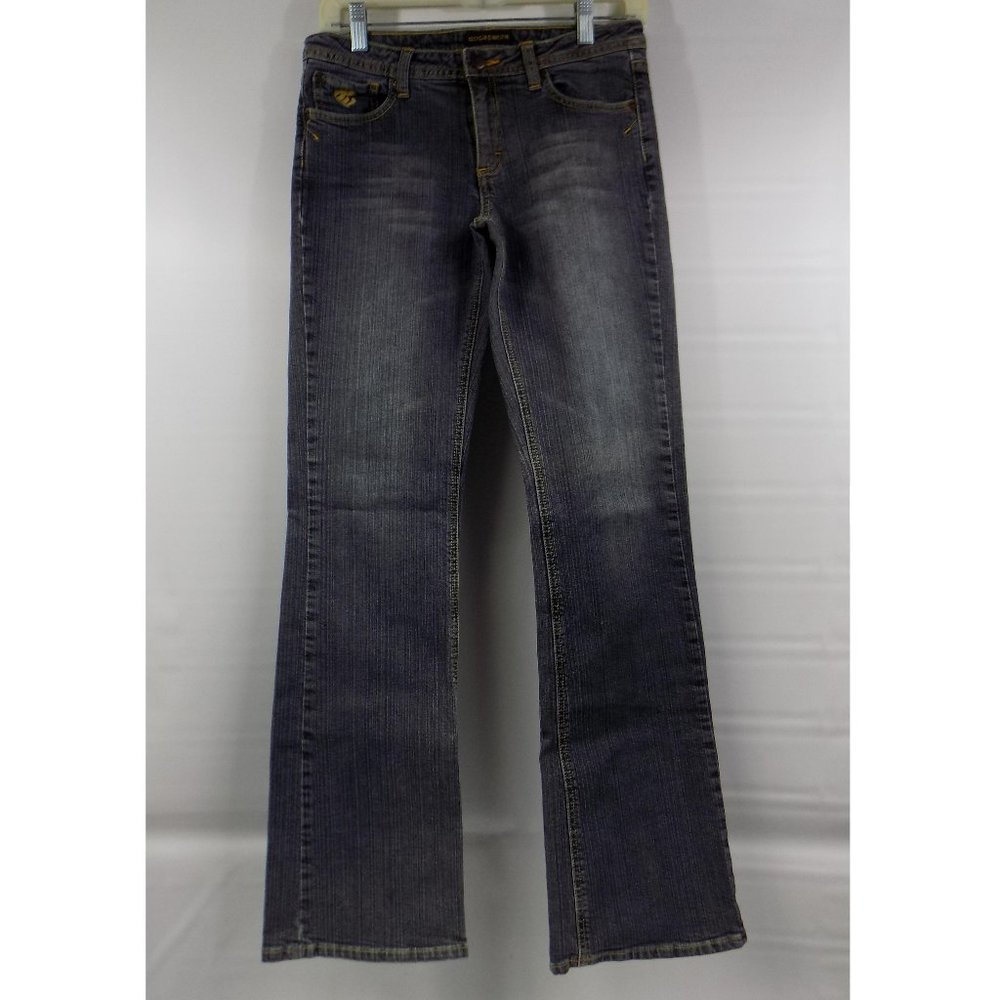 Roca Wear Flare Leg Denim Jeans Size 7/8 - Picture 1 of 10
